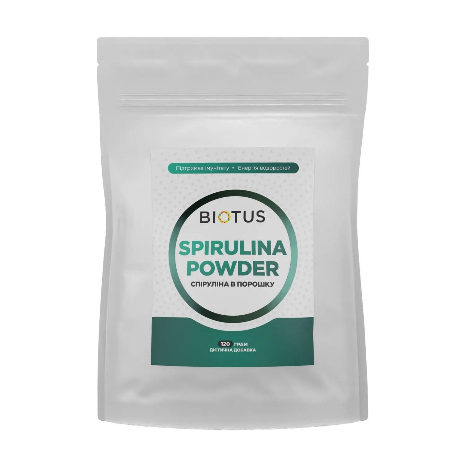 Спіруліна Biotus Spirulina Powder в порошку, 120 г