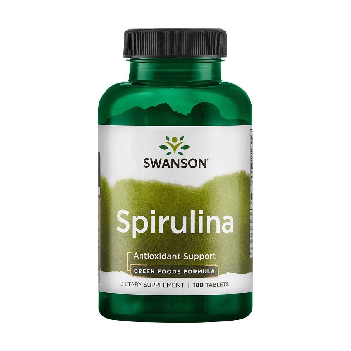 Спіруліна Swanson Spirulina, 500 мг, 180 таблеток